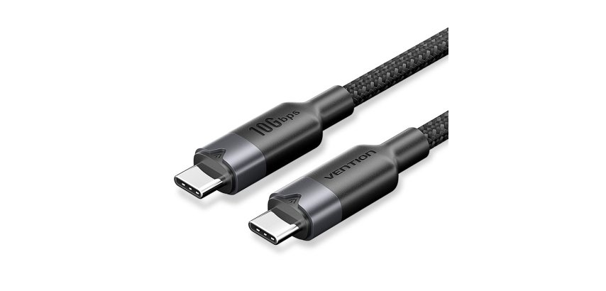Vention TRGBF cable USB USB 3.2 Gen 2 (3.1 Gen 2) 1 m USB C 10 Gbit/s 100 W Negro