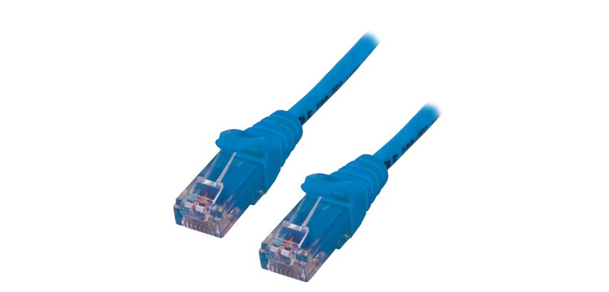 MCL Cable Ethernet RJ45 Cat6 5.0 m Blue câble de réseau Bleu 5 m U/UTP (UTP) Rond