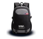 Mochila para portátil 15,6" NASA BAG02 City backpack Negro, Gris Oxford