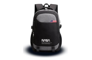 Mochila para portátil 15,6" NASA BAG02 City backpack Negro, Gris Oxford