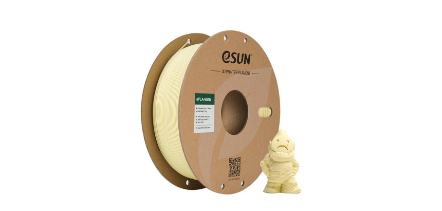 eSUN PLA-Matte Acide polylactique (PLA) Jaune 1 kg
