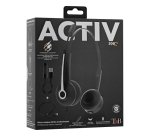 T'nB ACTIV 200S Casque Avec fil Arceau Bureau/Centre d'appels Noir