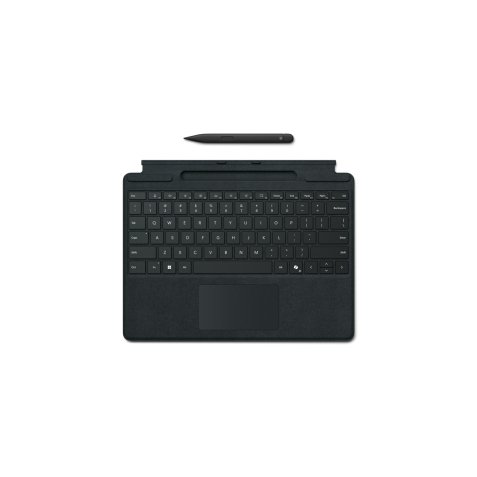 Microsoft Surface Pro Keyboard w/ Slim Pen QWERTY Anglais Microsoft Cover port Noir