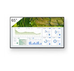 Pantalla plana para señalización digital 165,1 cm (65") Sony FW-65BZ30L LCD Wifi 440 cd / m² 4K Ultra HD Negro Android 24/7