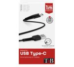 T'nB TCUSB01BK câble USB 1 m USB A USB C 18 W Noir