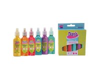 Peinture 3d oz international diams mini tubes total fashion tous supports 20ml coloris assortis kit de 6 unités