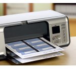 Carte visite avery impression jet d'encre recto verso 260g/m2 85x54mm bords lisses blanc mat pochette 80 unités