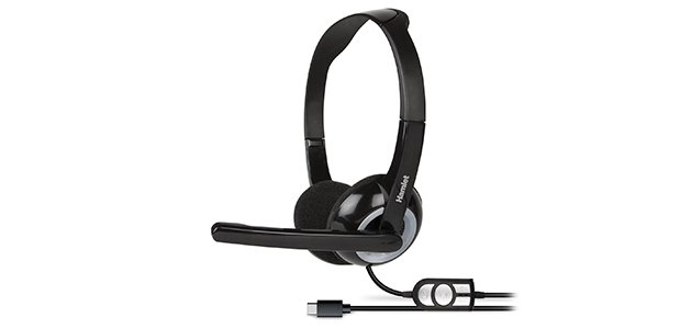 Hamlet HHEADMUS-C cuffia e auricolare Cablato A Padiglione Musica e Chiamate USB tipo-C Nero