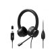 Port Designs 901605 écouteur/casque Avec fil Arceau USB Type-A Noir