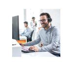 Port Designs 901605 casque Avec fil Arceau USB Type-A Noir