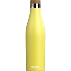 SIGG Meridian Ultra Lemon Uso quotidiano 500 ml Bamboo, Acciaio inox Giallo
