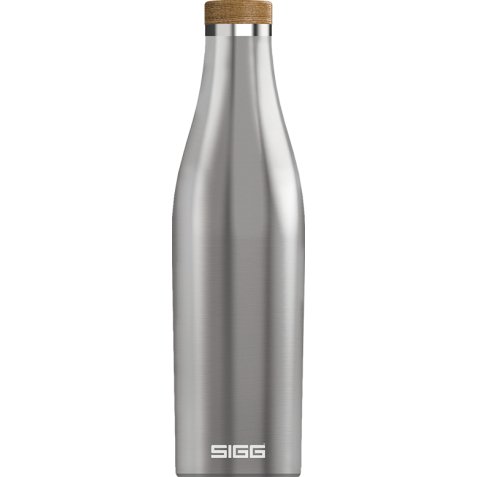 SIGG Meridian Brushed Daily usage 500 ml Bamboo, Stainless steel Brushed steel