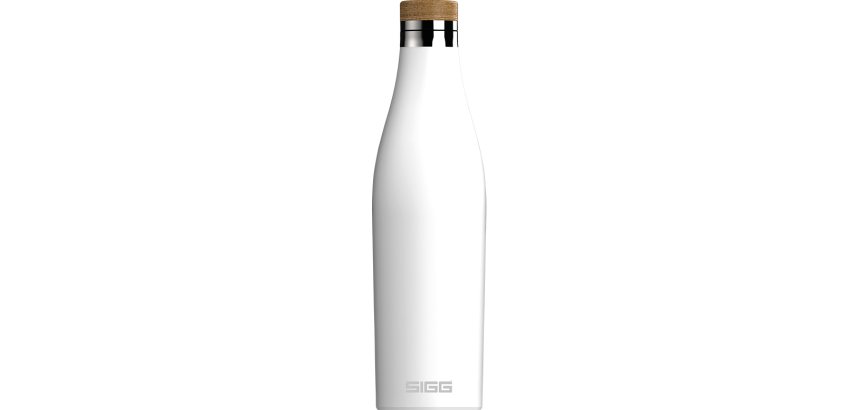 SIGG Meridian White Uso quotidiano 500 ml Bamboo, Acciaio inox Bianco