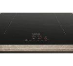SIEMENS Plaque induction EU611BEB5E IQ100,4 boosters,17 puissances, 4600w