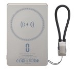 Rivacase VA2616 (5000 mAh) Banca di alimentazione Magsafe wireless 15W + QC/PD20W con passante per cavo
