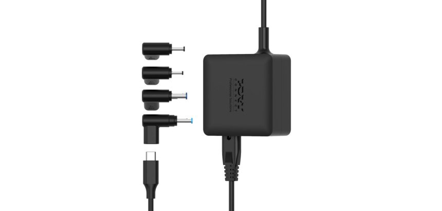 Port Designs 904065ASEU adaptateur de puissance & onduleur Intérieure 65 W Noir