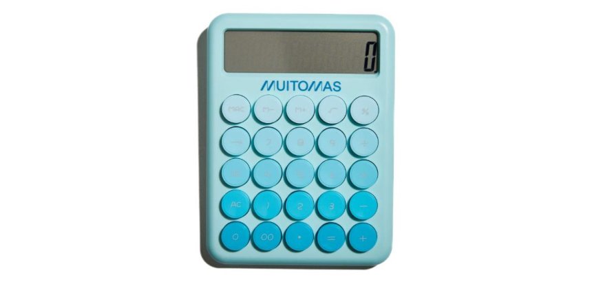 Muitomas CALCULATORLB calcolatrice Desktop Calcolatrice di base Azzurro