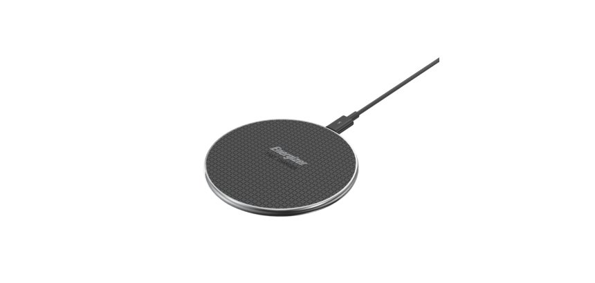 Energizer WCP107 cargador de dispositivo móvil Smartphone, Auriculares Negro USB Cargador inalámbrico Interior