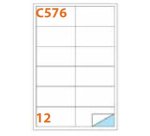 Markin 210C576 printer label White