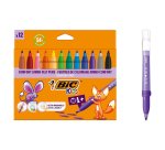 BIC KIDS Feutre Comfort Jumbo, étui en carton de 12