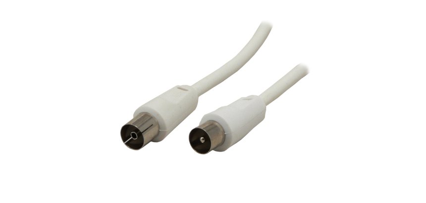 MCL MC782-10M câble coaxial Blanc