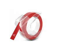 DYMO Ruban d'estampage 3D, 9 mm x 3 m, rouge