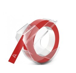 DYMO Ruban d'estampage 3D, 9 mm x 3 m, rouge
