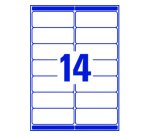 Étiquettes adresses expédition laser 99,1 x 38,1 mm Avery L7163-15 - Boîte de 210