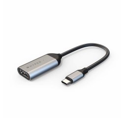 HYPER HD425A adaptador de cable de vídeo USB Tipo C HDMI Acero inoxidable