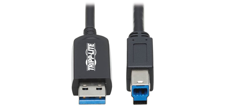 Tripp Lite U328F-15M cavo USB USB 3.2 Gen 1 (3.1 Gen 1) USB A USB B Nero