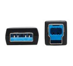 Tripp Lite U328F-15M cavo USB USB 3.2 Gen 1 (3.1 Gen 1) USB A USB B Nero