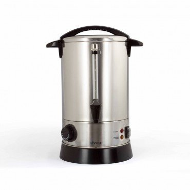 Percolateur capacité de 6,8 L, soit environ 40 tasses, puissance 950 W, 2 fonctions : percolation et mai
