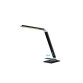 Lampe LED Magic Plus Noir, variateur. Tête L31 x H1,4 x P4 cm, bras H36,5 cm, socle L12,5 x P18,5cm