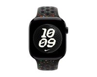 Apple MGC34ZM/A accessoire intelligent à porter sur soi Bande Noir Aluminium, Fluoroélastomère