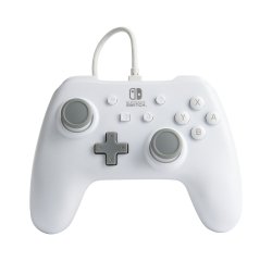 PowerA 1517033-01 mando y volante Gris, Blanco USB Gamepad Analógico Nintendo Switch