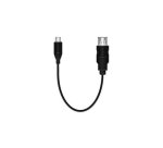 MediaRange MRCS168 USB-kabel USB 2.0 0,2 m Micro-USB B USB A Zwart
