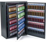 Armoire à clés Deluxe, pour 300 clés, gris foncé