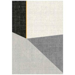 Tapis Canvas en polypropylène multicolore, tissage velours, L160 x H0,75 x P230 cm