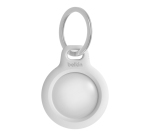 Funda protectora con llavero para localizador o rastreador Apple AirTag Belkin F8W973btWHT Secure Holder, blanco