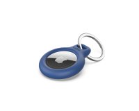 Funda protectora con llavero para localizador o rastreador Apple AirTag Belkin F8W973btBLU Secure Holder, azul