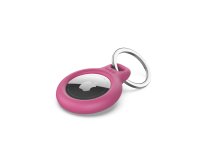 Funda protectora con llavero para localizador o rastreador Apple AirTag Belkin F8W973btPNK Secure Holder, rosa