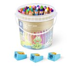 Crayon de couleur Noris junior, seau de 36