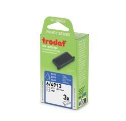 Tampone di ricambio 6/4913 - blu - Trodat - conf. da 3 pezzi