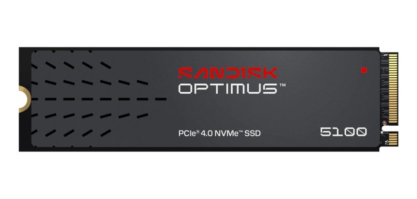 SanDisk Optimus 5100 500 Go M.2 PCI Express 4.0 NVMe QLC 3D NAND