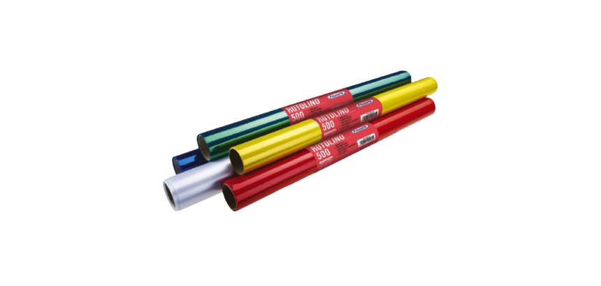 Favorit 100460610 copertina per libro e rivista 5 pz Blu, Verde, Rosso, Trasparente, Giallo