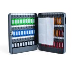 Armoire à clés pour 54 clés, gris foncé