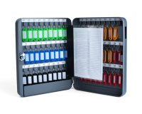 Armoire à clés pour 54 clés, gris foncé