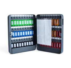 Armoire à clés pour 54 clés, gris foncé