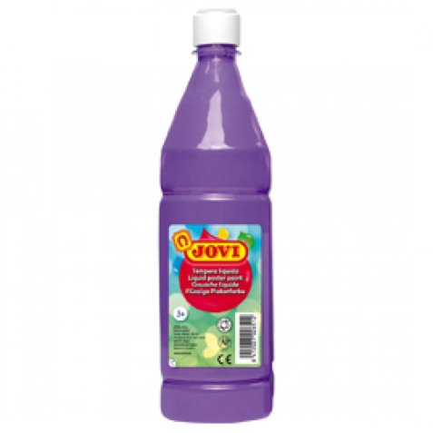 Gouache jovi liquide bouteille 1000 ml. violet.