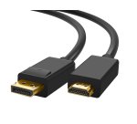 DLH DY-TU5369B câble vidéo et adaptateur 2 m HDMI Type A (Standard) DisplayPort Noir
